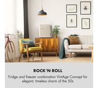 Réfrigérateur rétro Audrey Mini 48l 2 étages D