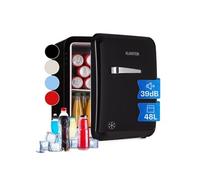 Réfrigérateur rétro Audrey Mini 48L 2 étages Mini Frigo Mini bar Noir