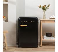 FRIDGE RETRO 107L - Réfrigérateur rétro - Noir Noir G