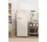 Réfrigérateur rétro - Create - 281L - Blanc cassé - Esthétique années 50