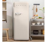 Create Réfrigérateur FRIDGE RETRO 281L - Rétro - Beige et argent