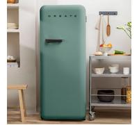 Réfrigérateur rétro - Create - 281L - Vert sauge - Esthétique années 50 - Grande capacité
