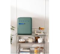 Réfrigérateur rétro - Create - 48L - Esthétique années 50 - Grande capacité - Fonctionnel