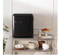 CREATE Réfrigérateur Retro Fridge 50 – 48 L, basse consommation, design rétro, noir