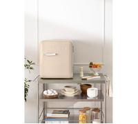 Réfrigérateur rétro - Create - 48L - Esthétique années 50 - Grande capacité - Intérieur compartimenté
