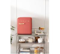 Réfrigérateur rétro - Create - 48L - Esthétique années 50 - Grande capacité - Intérieur compartimenté