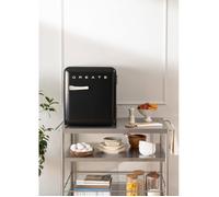 Réfrigérateur rétro - Create - 48L - Esthétique années 50 - Noir