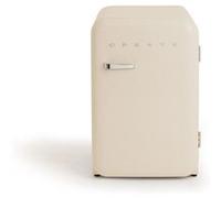 CREATE Réfrigérateur rétro FRIGO 83.5, 98W, 2 étagères, porte-bouteilles, blanc cassé