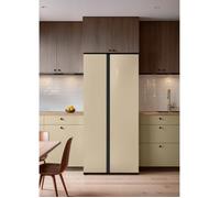 Réfrigérateur Side by Side 550 L - Distributeur d'eau - Beige - No Frost - Inverter