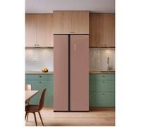 Réfrigérateur Side by Side - Studio - 550 L - Distributeur d'eau - No Frost - Marron