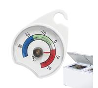 Réfrigérateur Thermo Metēr, Pointer-Type With -30 ℃ to 20 ℃ Range, Mini Hanging Thermo Metеr For Freezer an Fridge, Easy-Read Household Kitchen Tool, Essential For Food Safety And Appliance Monitori