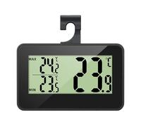 Réfrigérateur Thermometer - Keep Food Fresher & | Digital Fridge Thermometer With Max/Min Record & Large LCD | For Home Kitchens, Convenience Stores & Freezers, Waterproof, ℃/°F Converter, Magnet