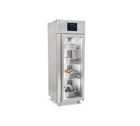 Réfrigérateur Traversante 700 Litres En Inox GN 2/1 Avec Portes En Verre, 2°/+8°C Wifi Virtus BMA0093/F