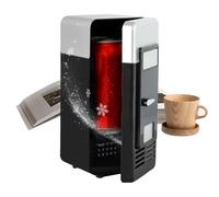 Réfrigérateur USB pour boissons, réfrigérateur personnel alimenté par USB, soins de la peau, stockage des aliments, refroidisseur compact, chaud chaud pour appartement, dortoir, chambre à coucher