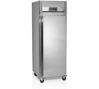 Réfrigérateur 1 Porte Tefcold 17575 Dégivrage Automatique 466L 240V Réversible Acier Inoxydable Argent White