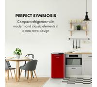 Réfrigérateur Yummy avec compartiment de congélation de 90 litres 42 dB