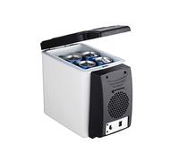 Réfrigérateurs de voiture 6 L ultra silencieux à faible bruit Mini réfrigérateur congélateur boîte de refroidissement et de chauffage 2 en 1 multifonction de voyage - Réfrigérateur de voiture compact