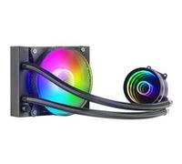 Mars Gaming MLONE120, Refroidissement Liquide CPU, TDP 200W, Miroir Infini, Ventilateur FRGB Silencieux, Multisocket Universel, Noir