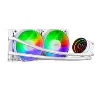 Mars Gaming Refroidissement liquide CPU MLONE240W TDP 400W Miroir infini 2x FRGB Silencieux Blanc