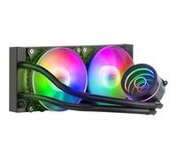 Mars Gaming - Refroidissement CPU MLONE240 - TDP 400W, Miroir infini, 2x FRGB silencieux, Noir