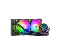 Mars Gaming MLONE240, Refroidissement Liquide CPU, TDP 400W, Miroir Infini, 2x Ventilateurs FRGB Silencieux, Multisocket Universel, Noir