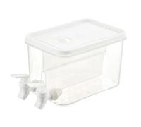 Refrigerator Beverage Dispenser, 3L Fridge Drink Container with Faucet, Large Capacity Juice Pitcher Tank, Leakproof Cold Drink Dispenser, Kitchen Party Water Juice Storage Container for Home Use