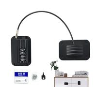 Refrigerator Lock, Child Safety Latch, Heavy Duty Adhesive Clip, Strong Hold Design, Easy Tool- Install, Multi- Compatibility, Tamper Resistant Feature, Perfect for Drawers, Oven, Window