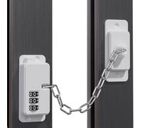 Refrigerator Lock, Freezer Door Lock with Password, Keyless Child Safety, Strong Adhesive for Fridge, Drawers, Closets, Easy Setup No Tools Required, 7.87 Inches