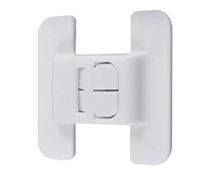 Refrigerator Locks - Fridge Safety Locks, Self Adhesive Closer with Fixed Buckle, Cabinet Protection with Easy Installation, Childproof Home and Rv Safety Accessory, Refrigerator Lock for Kids and Adu