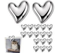 Refrigerator Magnets, 20-Piece Heart Shape Mini Cute Decoration, Magnetic S