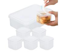Refrigerator Organizer | Stackable Food Organizer | Lidded Storage Box - PE PP 29.5x20cm 3200ml Transparent Stackable | Food Keeper Vegetables Fruits Snacks Fresh | Home School Outdoor Travel Business