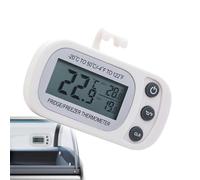 Refrigerator Thermometer, Digital Fridge And Freezer Thermometer With LCD Display, Max/Min Memory Function For Indoor Kitchen Storage Monitoring And Food Safety, Easy Installation