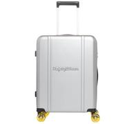 RefrigiWear Olley avec coque rigide en polycarbonate et 4 roues à 360°, avec poignée rétractable, serrure TSA et double fermeture éclair extensible. Dimensions : 50 x 40 x 21 cm., gris, Classique