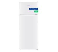 Réfrigérateur multi-portes Gedtech Réfrigérateur double porte GE127DP 204L froid statique Blanc