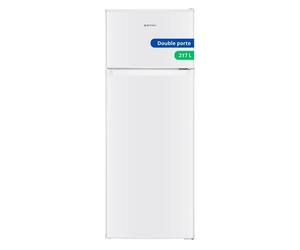 Réfrigrateur congélateur haut GEDTECH GE217DP 217L Blanc - 2 portes - Froid statique - Dégivrage automatique