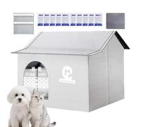 Refroidissement de chat extérieur - abri pliable à l'épreuve des intempéries, refus d'animaux portables toutes saisons | Lit pour animaux de compagnie avec des sacs de glace pour les chats, chatons ou