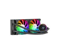 Mars Gaming Refroidissement liquide AIO MLLCD240 – TDP 500W, 2x 120mm ARGB, Écran LCD, Noir