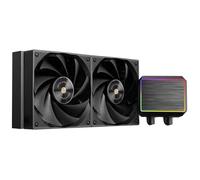 Mars Gaming Refroidissement liquide AIO ML-PROII240 – 450W TDP, Base cuivre, FRGB linéaire, Noir
