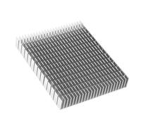 Refroidissement par Dissipateur de Chaleur en Aluminium 150 X 120 X 20 Mm / 5,91 X 4,72 X 0,79 Pouces Refroidisseurs Passifs pour Circuit imprimé et Dissipateur de Chaleur à Puce (Blanc)
