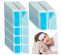 Refroidissement patcher 100 pcs instantanés refroidissement long patch fièvre pour enfants pack de glace en gel prêt à l'emploi pour maux de tête, fièvre, soulagement la douleur, migraine, maux