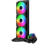 Cooler Master Refroidisseur AIO MasterLiquid 360 Core II – 360mm Pompe GR9 à double chambre ARGB Noir