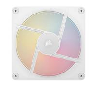 CORSAIR iCUE Link LX140-R RGB 140mm PWM Ventilateur Inversés - Kit Double Ventilateur - Faible Bruit, CORSAIR Palier à Dôme Magnétique, Double Boucle Lumineuse, Vis QuikTurn™, Mode Zéro RPM - Blanc