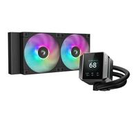 DeepCool MYSTIQUE 240 ARGB Processeur Refroidisseur de liquide tout-en-un 12 cm Noir 1 pièce(s)