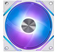 MSI MPG EZ120 ARGB-1W - Ventilateur blanc ARGB de 120 mm, palier hydrodynamique avec écrou de fixation supplémentaire, compatible Mystic Light et Cooling Wizard avec les cartes mères MSI.