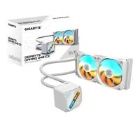 Refroidissement - ventilation - watercooling Gigabyte Vodní chladi GAMING 240 ICE, 2x120mm, ARGB, LGA1851, AM5, blanc
