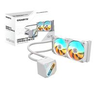 Refroidissement - ventilation - watercooling Gigabyte Vodní chladi GAMING 240 ICE, 2x120mm, ARGB, LGA1851, AM5, blanc