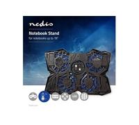 Refroidisseur 4 ventilateurs HUB USB Air Stream pour PC PORTABLE 15 et 18" GNCR200BK 2000RPM 12DBA