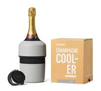 Refroidisseur à Champagne Huski | NOUVEAU | Design Primé sans Glace avec Bouchon de Bouteille Détachable | Garde le Vin au Frais jusqu'à 6 Heures (Gris Pierre)