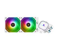 Refroidisseur à eau CPU Bblanc Thermalright Frozen Prism 240 avec ventilateur PWM 120mm, spécifications de radiateur 240 Blanc, dissipateur intégré pour AM4/AM5, Intel LGA1700/1150/1151/1200/1851
