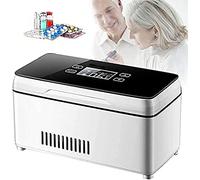 Refroidisseur à insuline, boîtier réfrigéré Portable réfrigéré USB Mini réfrigérateur de médicaments avec Batterie de 13600mAh et Sac pour Le Stockage à Froid des Fournitures pour Le diabète
